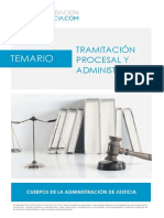 Índice Temario Tramitación Procesal 1