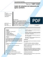 NBR 12209 - Projeto de Estações de Tratamento de Esgoto Sanitário