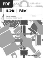 Fuller: Heavy Duty Transmissions Service Manual TRSM-0505 March 1990