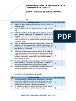 Lista Chequeo Diligenciada - PROTOCOLO ALCALDÍA SORACÁ