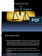 Balance of Payment