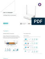 TL-WR844N (EU) 1.0 Datasheet