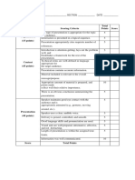 Rubricf For Graphic Organizer Reporting