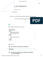 Week 3 Hosting and Validation Coursera