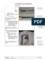 Work Instruction For Gen Set