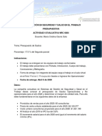 Actividad 6 Evaluativa - Presupuestos de Gastos - 6084