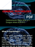 Powerpoint Presentation: General Psychology