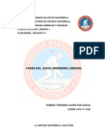 Fases Del Juicio Ordinario Laboral