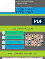 TIPOLOGÍAS DE LA PERSONALIDAD Clase 3 y 4