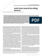 Anumanchipalli2019 - Speech Synthesis From Neural Decoding of Spoken Sentences