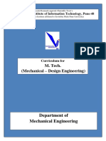 M. Tech. (Mechanical - Design Engineering)