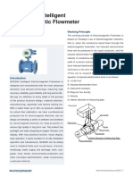 Intelligent Electromagnetic Flowmeter: Working Principle