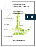 Fluid Mechanics: Department of Technology