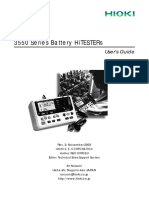 3550 Series Battery Hitesters: User'S Guide