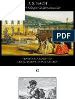 J.S. Bach Sonates & Solo Pour La Flûte Traversière François Lazarevitch Les Musiciens de Saint-Julien (Alpha) (24/88)