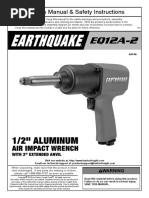 Earthquake Eq. 12A-2 Pistola de Impacto 1/2 Pulgada