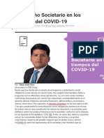 CL3 El Derecho Societario en Los Tiempos Del COVID-19