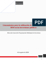 Lineamientos para La Utilización de La Metodología BIM