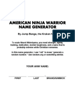 ANW Name Generator