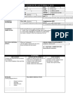 English Lesson Plan Form 4 2020: Let's Chat