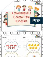 Actividades de Conteo para Niños 1