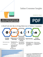 Indian Consumer Insights: Submitted By: Group 6