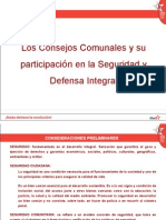 Consejos Comunales y Seguridad y Defensa