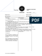 Gc3 - The Health and Candidate's Observation Safety Practical Application Sheet