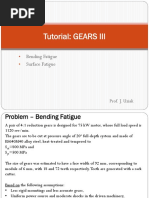 MMB411-Tutorial Gears04 SpurGears-Bending&Fatigue PDF