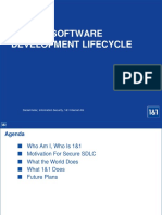 Secure Software Development Lifecycle: Daniel Kefer, Information Security, 1&1 Internet AG