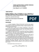 A Pr+ítica Do Estudo Social e Da Per+¡cia Social No Judici+írio Catarinense Junto Aos Procedimentos