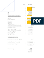 Calculations of Pile Capacity of Pile: K EI T