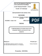 Civil Comportement D'un Pieu Isole Sous Charges Verticales Dans Un Sol Sableux 240