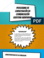 Evidencia 6 Programa de Capacitación en Comunicación Asertiva PDF