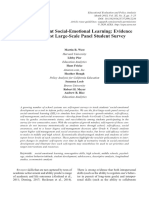 Trends in Student Social-Emotional Learning: Evidence From The First Large-Scale Panel Student Survey