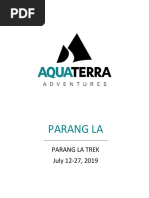 Parang La Trek 2019