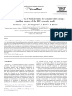 Numerical Simulations Using Modified Johnson Holmquist Model