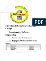 Micro Link Information Technology College Department of Software Engineering