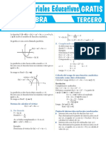 Funciones Cuadraticas de Tercer Grado