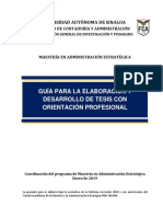 Guía para La Elaboración y Desarrollo de Tesis Con Orientación Profesional PDF