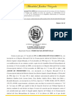 Sala Constitucional (Nov-2010) Fija La Interpretación de Las Normas de La Ley Orgánica Procesal Del Trabajo Que Regulan El Recurso de Casación