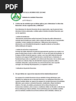 Desarrollo de Actividad 3 Métodos de Análisis Financiero