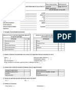 Formato Informacion Condiciones de Salud Por Trabajador