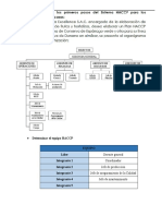 Determinar El Equipo HACCP: Equipo Líder Integrante 1 Integrante 2 Integrante 3 Integrante 4 Integrante 5