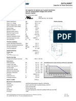 Data Sheet: Capacitor For Power Electronics