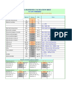 Wet Air Properties Calculation Sheet: at Low Pressure