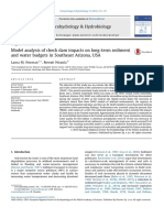 Model Analysis of Check Dam Impacts On L