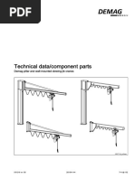 Technical Data/component Parts: Demag Pillar and Wall-Mounted Slewing Jib Cranes