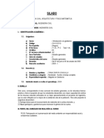 Silabus INTRODUCCIÓN A LA GEOTECNIA 2020 I PDF