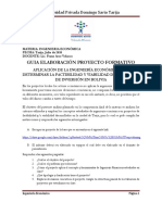 Guia Proyecto Ingeniería Económica